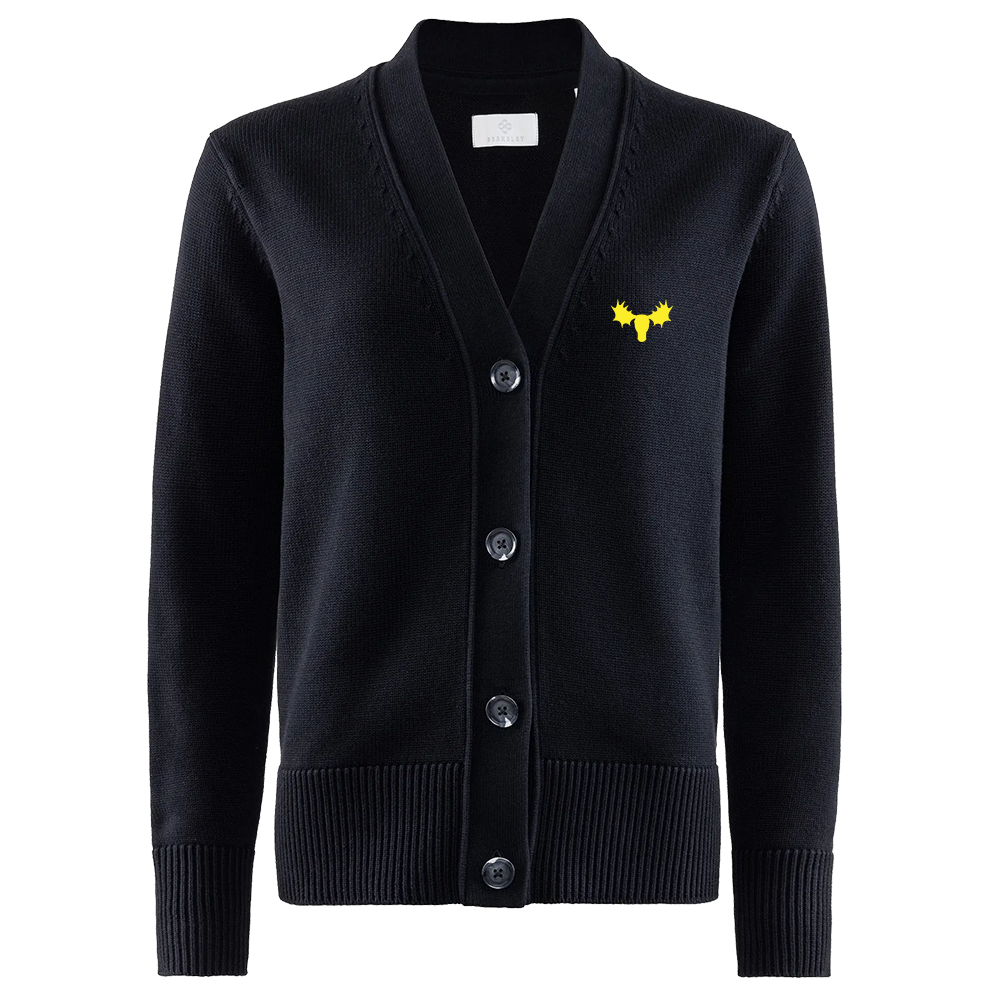 W Brockton Cardigan Black