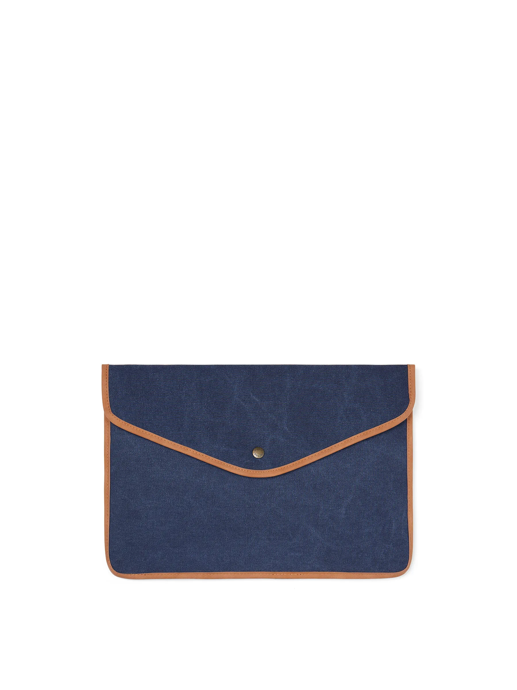 Bosler GRS återvunnen canvas 14" laptopfodral Marinblå